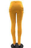 Green Women's Add Velvet Fleece Fabrics Casual Drawsting Pants JR3661-2