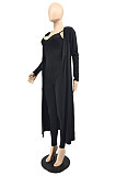 Pea Green Wholesale Women's Condole Belt Strapless Jumpsuits+Cardigan Long Coat MTY6590-2