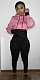 Euramerican Woemn Hoodie Spliced Sport Pants Sets YSH86284