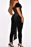 Sexy Euramerican Perspectivity Hollow Out Bodycon Jumpsuits KA7228
