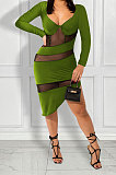 Euramerican Women Sexy Mesh Spaghetti Perspectivity Backless Irregular Lower Hem Spliced Mini Dress SH7293