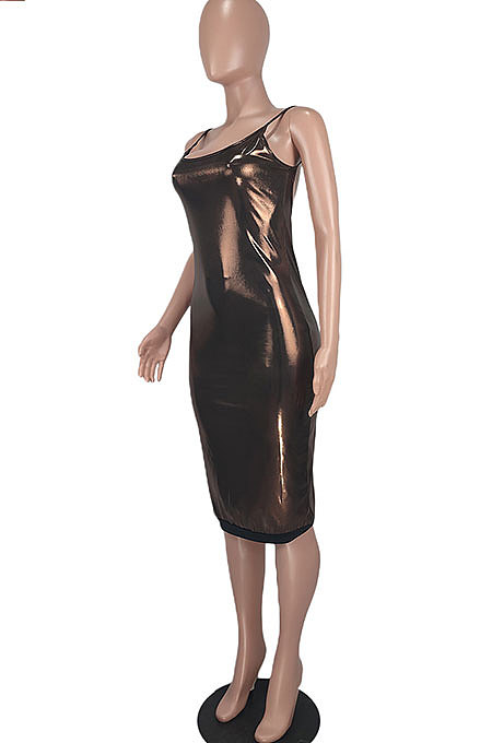 Women Sexy Backless Hot Stamping Condole Belt Bodycon Mini Dress BYQ3221