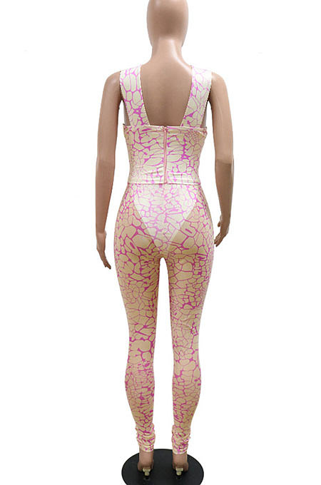 Trendy Sexy Collect Waist Halter Neck Strapless Perspectivity Solid Color Bodycon Jumspuits CCY9469