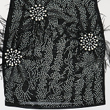 Trendy Sexy V Collar Feather Condole Belt Hip Mini Dress CCY9465