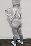 Euramerican Pullover Hoodie Pleuche Sport Pants Sets Q8006