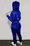 Euramerican Pullover Hoodie Pleuche Sport Pants Sets Q8006