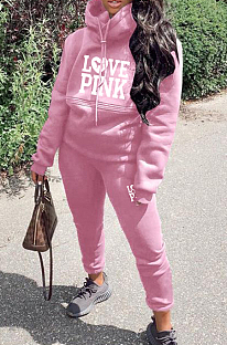 Autumn Winter Long Sleeve Casual Hooded Sports Sets Two Pieces RYM12037