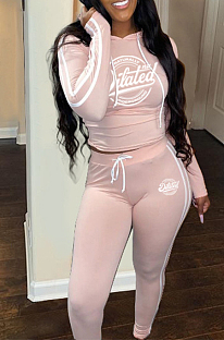 Euramerican Leisure Hooded Long Sleeve 2 Pieces Ladies Pants Sets RYM12138