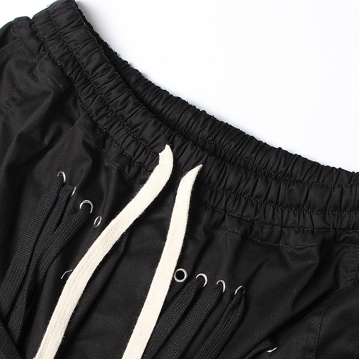 Fashion Casual Bandage Elastic Waist Long Pants OFMY25876
