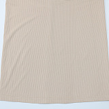 Velvet Spliced Ribber A Word Shoulder Long Sleeve Bodycon Hip Long Dress CCY9431