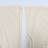 Sexy Strapless V Collar Sequins Off Shoulder Wide Leg Jumpsuits CCY9478