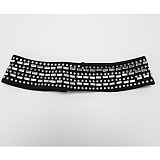 Trendy Sexy Casual A Word Collar Bling Bling PerspectivityBodycon Jumpsuits  CCY9536