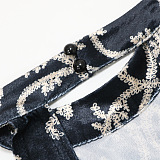 Velvet Printing Spliced Sexy Mesh Spaghetti Perspectivity Sleeveless Hip Bodycon Mini Dress CCY9546