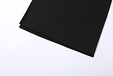 Euramerican Fashion Women Round Collar Sleeveless Bodycon Split Hip Mini Dress SX11411