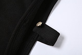 Euramerican Fashion Women Round Collar Sleeveless Bodycon Split Hip Mini Dress SX11411
