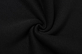 Euramerican Fashion Women Round Collar Sleeveless Bodycon Split Hip Mini Dress SX11411