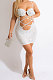 Fashion Sexy Condole Belt Backless Crop Hot Drilling Skinny Mini Dress CCY9572