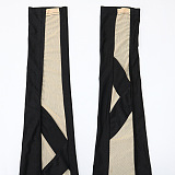Fashion Sexy Casual Pure Color Perspectivity Skinny Mid Waist Bodycon Jumpsuits CCY9620