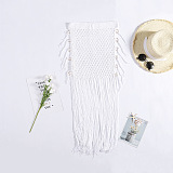 Euramerican Holiday Knit Hip Hollow Out Long Tassel Skirts CYBK0109