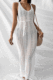 Women Sandbeach Casual Pure Color Knit Sleeveless Split Long Dress CYDZ3257