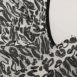 Euramerican Fashion Casual Halter Neck Sequins Hip Skinny Casual Jumpsuits CCY9628