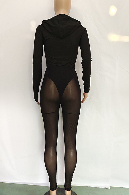 See Through Jumpsuit