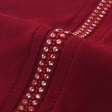 Spring Summer Bling Bling Tassel Pure Color Sleeveless Bodysuit WMZ0188
