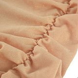 Euramerican Women Fashion Sexy Halter Neck Hollow Out Solid Color Backless Bandage Mini Dress WMZ2705