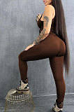 Euramerican Autumn Winter Sleeveless Bandage Top Bodycon Long Pants Sets AGY68504 