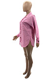 New Woman Single-Breasted Long Sleeve Lepel Collar Sexy Shirts SZS8178