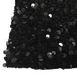 Women Solid Color Sequins Sexy Condole Belt V Collar Bodycon Midi Dress XZ5611