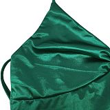 Pure Color Sexy Condole Belt Strapless Backless Bandage Ruffle Long Dress XZ5617