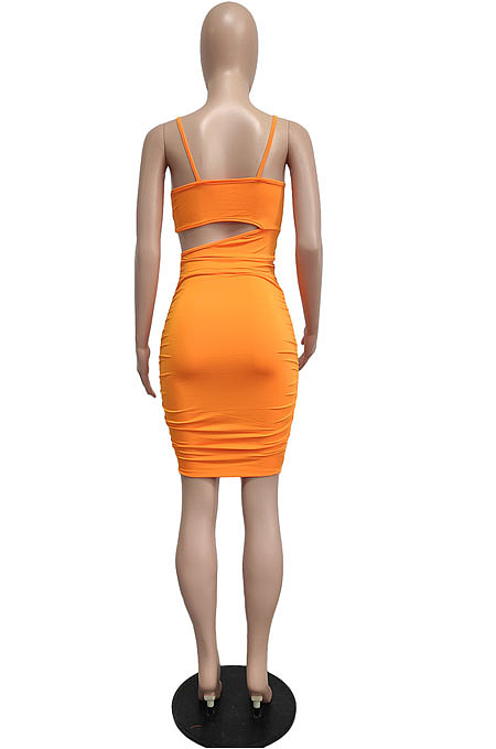 New Women Sexy Pure Color Strapless Condole Belt Ruffle Boydcon Dress Party LML302