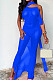 Sexy Summer New Women Backless See Througk Solid Color Beach Long Dress Sets ALS275