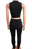 Criss Cross Tank Top & Pants Set