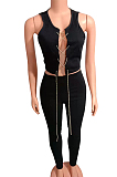 Criss Cross Tank Top & Pants Set
