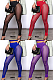 Night Out Boho Sporty Sexy Polyester Mesh Mid Waist Skinny Pants SY809