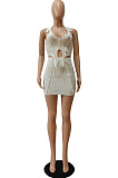 Hot Sales Women Sleeveless Irregular Tops Hip Slim Fitting Solid Color Sets CM8602
