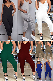 Plain Tank Jumpsuit