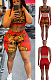 Sporty Animal Graphic Cartoon Graphic Sleeveless Scoop Neck Tank Top Shorts Sets LS6487