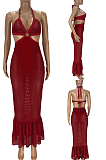Sexy Strappy Flounce Slip Dress YT3307