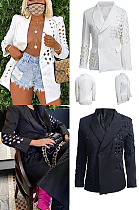 Hollow Out Shirt Coat