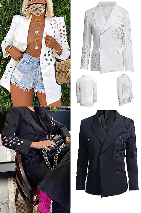 Hollow Out Shirt Coat