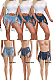 Strap Bling Bling Denim Shorts