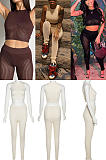 Knitted Pants Set(Off Shoulder)