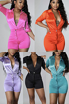 Bright face short sleeve women's suit YYFS8605