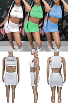 Letter leisure suit two piece set SSM8005