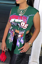 Split Casual Short Sleeve T-Shirt  MXXB22TP207