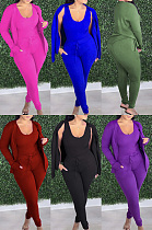 Leisure sports coat vest three piece set BS1234