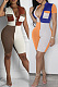 Tight contrast stitched short Jumpsuit LYY9324